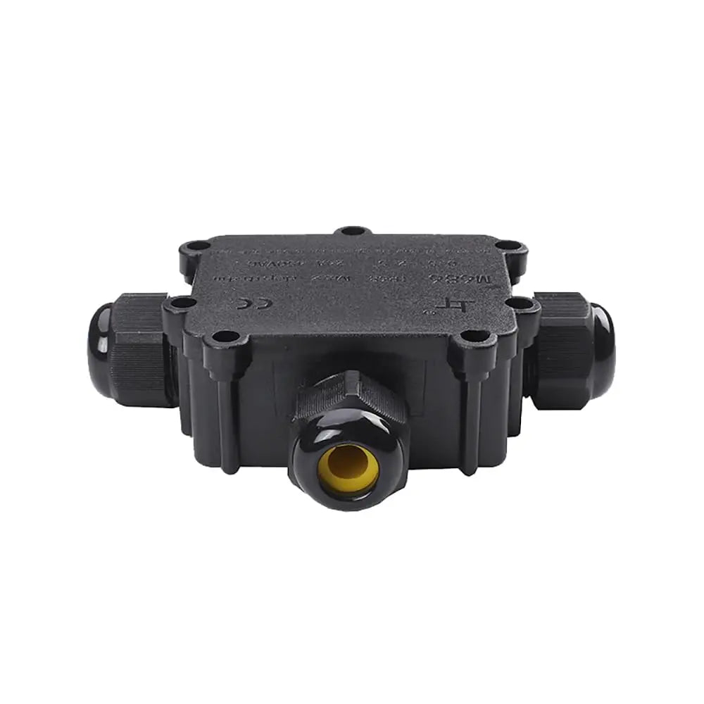 M25 4-14mm Mult Thick Wire IP68 Waterproof T 1IN2OUTS 3Way 2x0.5-3*2.5mm2 450V24A Outdoor Cord Gland Wire Connector Junction Box