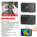 Infrared camera,MLX90640 digital infrared camera, portable thermal camera,2.8 inch LCD display,built-in battery, high precision.