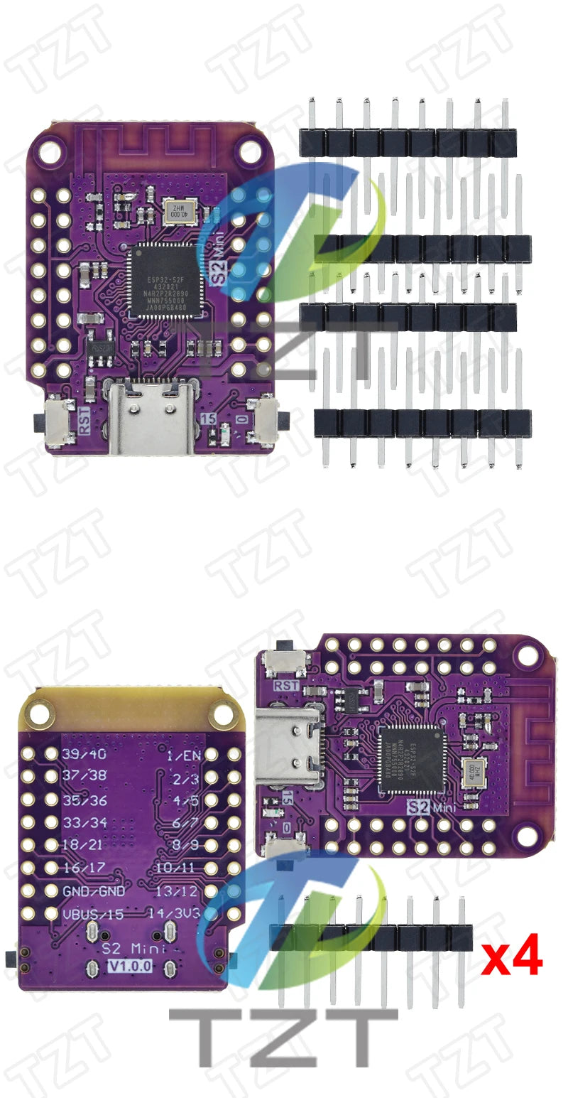 ESP32 S2 Mini WIFI Board Based ESP32-S2FN4R2 ESP32-S2 4MB FLASH 2MB PSRAM MicroPython For Arduino Compatible D1 mini upgrade