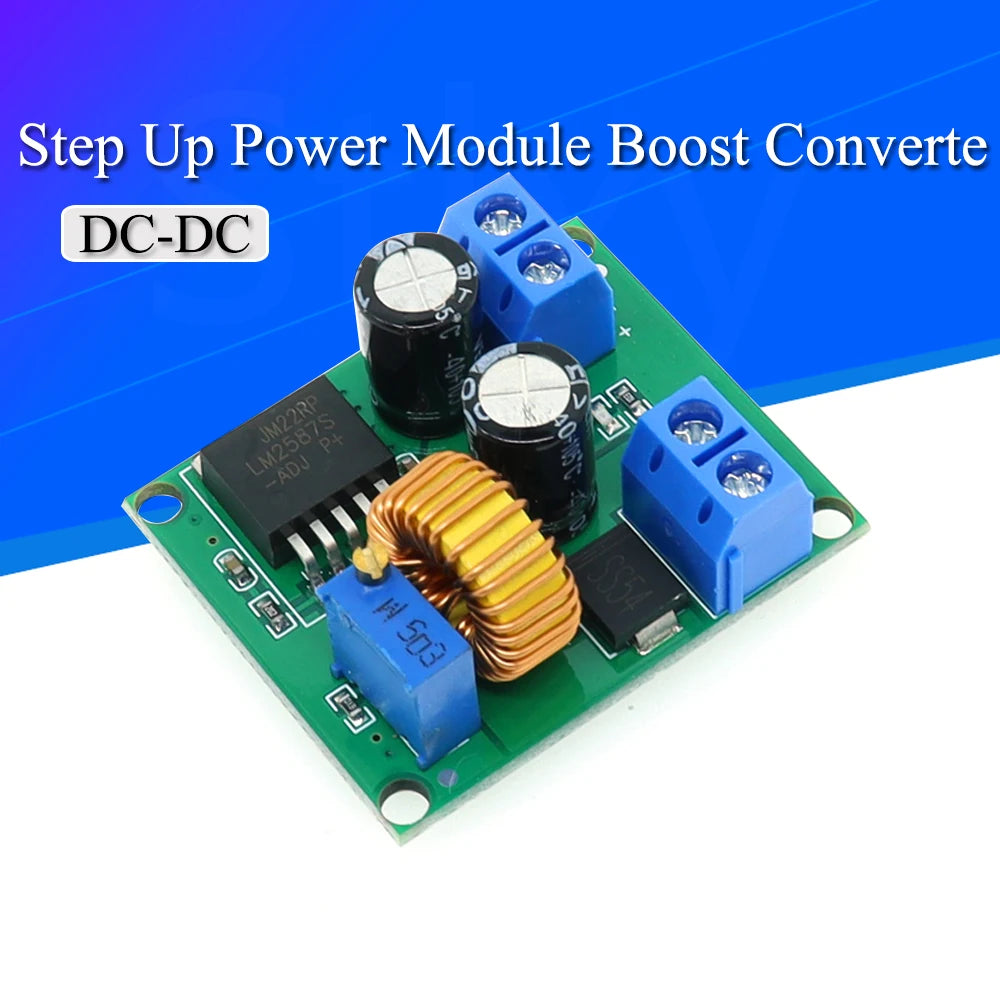 LM2587 DC-DC 3V-35V To 4V-40V Step Up Power Module Boost Converter 12v 24v Converter 12v to 5v Voltage Converter 12v to 19v