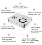 Compatible PMS7003 PM 2.5 PM10 Dust Sensor High Accuracy Air Quality Laser Particle Sensor D7