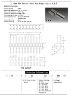 10Pcs 2.54mm Single/Double1X40P 2*40Pin Gold Rohs Cuttable Horizontal Right Angle SMT SMD PCB Male Pin Header Connector