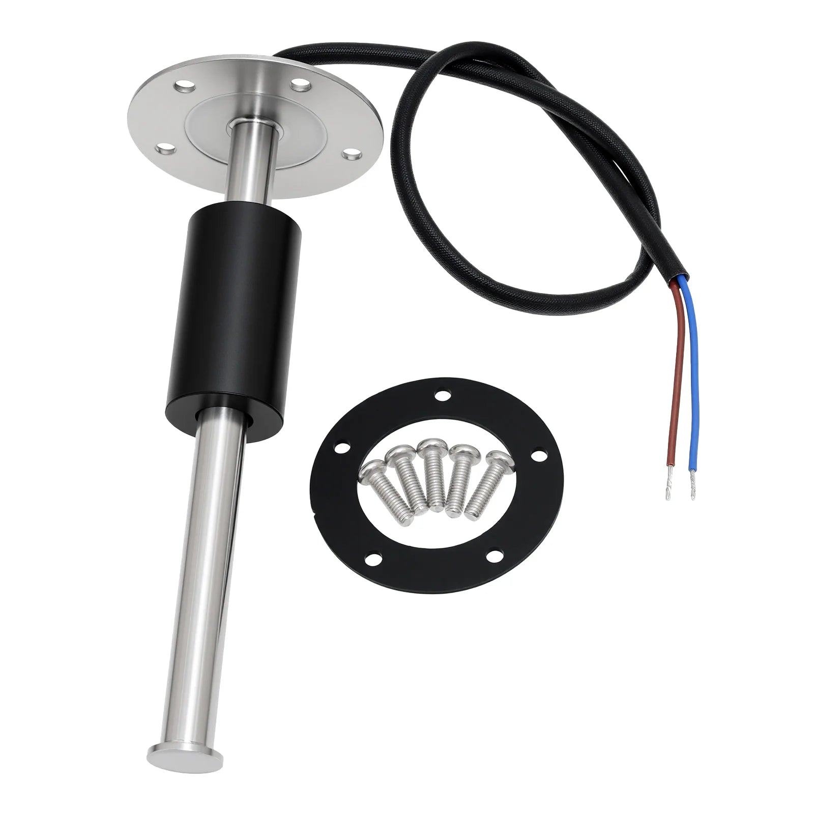 150mm 200mm 400mm 600mm Fuel Level Sensor Stainless Steel 0-190 ohm Oil Tank Level Indicator Universal for Boat Car Fuel Meter