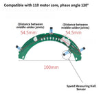 E-Bike Brushless Motor Hall Sensor Board LDX92-120X LDX110-120 14 Inch Motor Hall Signal Sensor Electric Bicycle Replacement