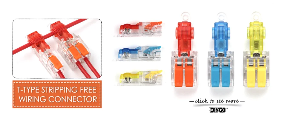 Quick Wiring Cable Connectors 2/3Pin Universal Compact Electrical Conductors SPL Splicing Splitter Push-in Home Terminal Block