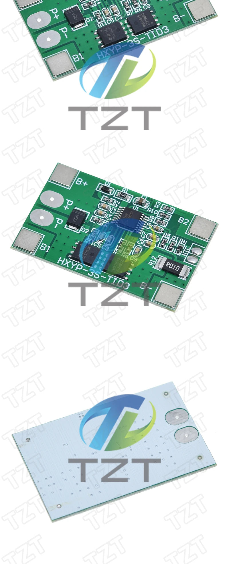 TZT 1/3PCS 3S 10A Li-ion lithium battery 18650 charger PCB BMS protection board 12V 11.1V 12.6V prevent overcharge