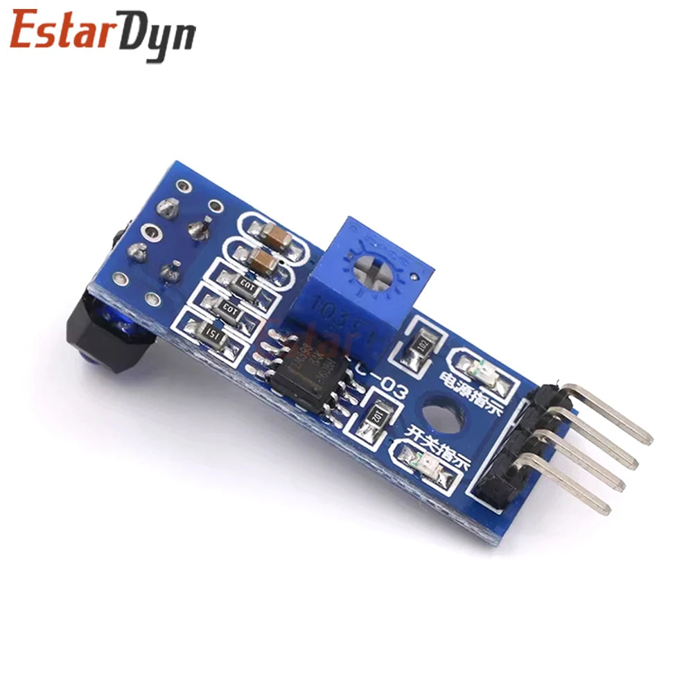 4PCS TCRT5000 Infrared Reflective Sensor IR Photoelectric Switch Barrier Line Track Module For Diode Triode Board 3.3v