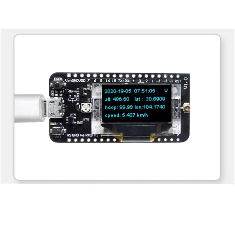 A73E-Lora GPS Module With 0.96 Inch OLED Display Lorawan HTCC-AB02S Development Board 868Mhz 915Mhz For Arduino Iot