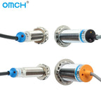 OMCH Capacitive Proximity Sensor LJC 12 18 30MM Detection Distance 2/5/10/20MM PNP NPN NO NC Cylindrical Proximity Sensor Switch
