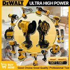 DeWalt Multifunctional Power Tools Cordless Brushless Angle Grinder Cutter Electric Wrench Polisher Air Pump Heat Gun for 18v