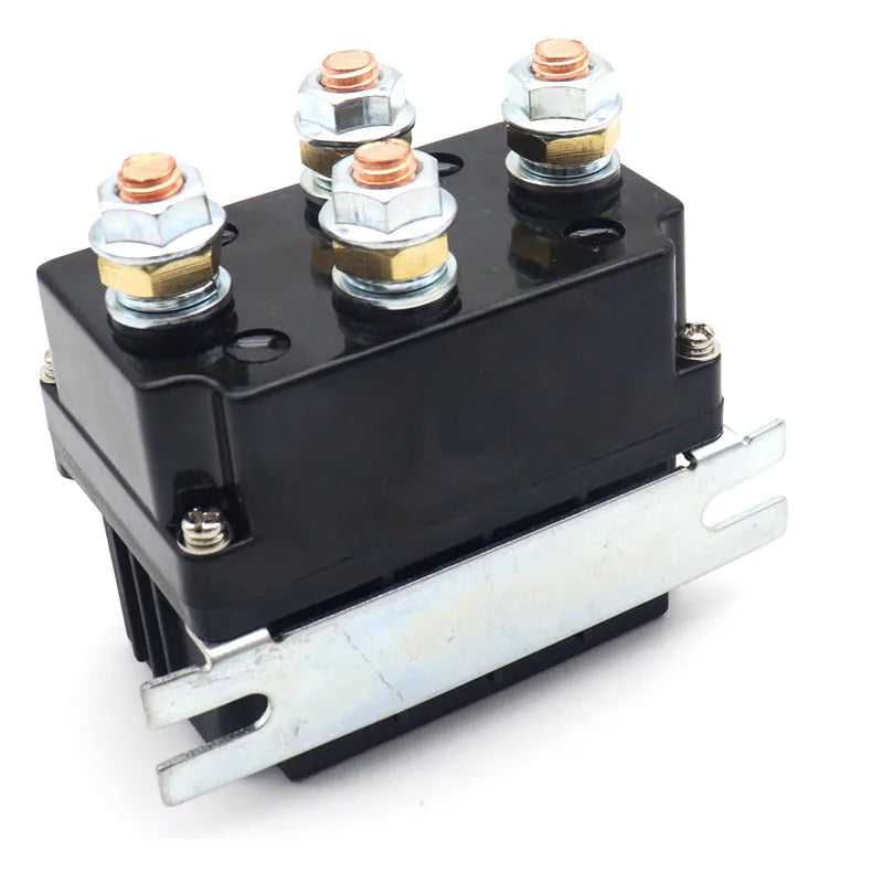 12V 500A Winch Remote Contactor 12000 Pounds Winch Control Solenoid Relay Twin Wireless Remote Recovery For Car Jeep Universal