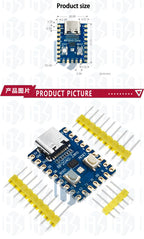 1~20PCS RP2040-Zero For Raspberry Pi Microcontroller PICO Development Board Module Dual-core Cortex M0+ Processor 2MB Flash