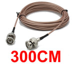 RG316 BNC male to BNC male plug Q9 crimp Pigtail Coax Jumper extension Cable FPV for HD-SDI 3G-SDI Vedio CCTV Camera Camcorder