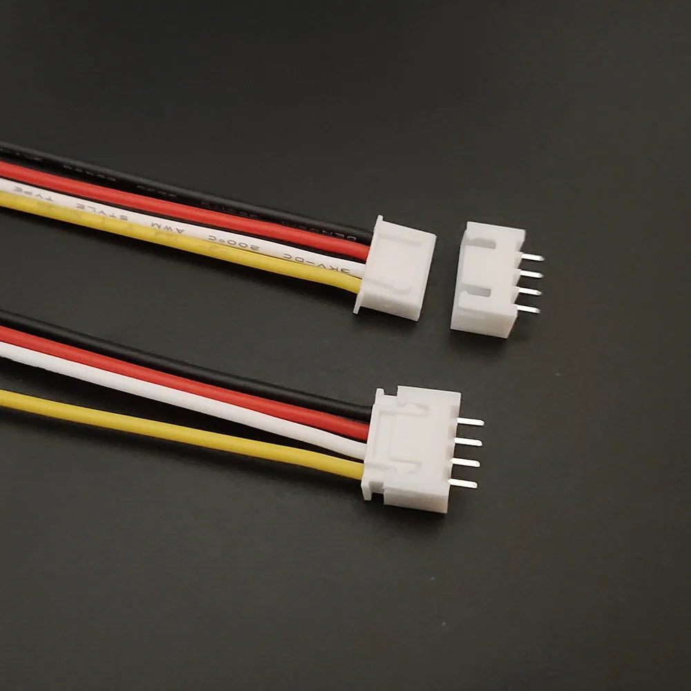 5Sets JST XH2.54 2/3/4/5/6/7/8/9/10/12 Pin Cable Wire Connector XH 2.54mm Male Female Plug Socket Length 10cm/20cm Wire 26AWG