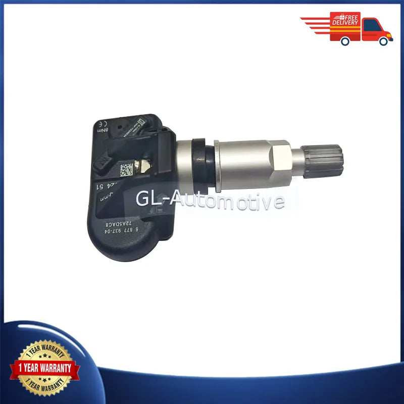 1/4PCS TPMS Sensor For BMW 3-Series G20 2019-2025 Tire Pressure Monitoring Sensor 6877937 6877936 433MHZ