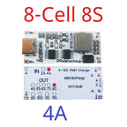 2A/4A 4-12 Cell NIMH Charger Module TYPE-C DC 5V Boost BMS CC/CV NiCd for 4.8V 6V 7.2V 8.4V 9.6V 10.8V 12V 13.2V 14.4V Battery