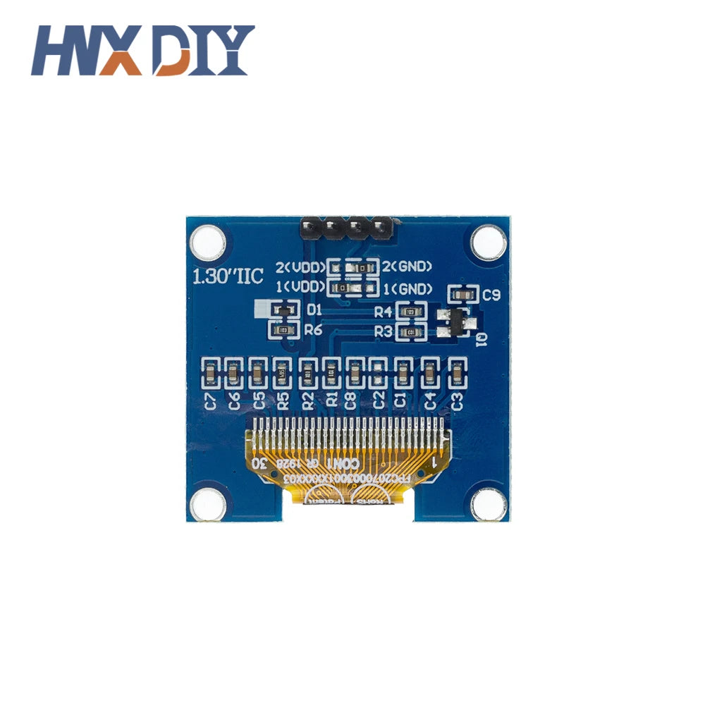 1-10pcs 1.3" White Blue Color IIC OLED Display Module Drive Chip SH1106 128X64 1.3 Inch LCD IIC I2C Communicate For Arduino