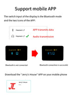 HiFi Bluetooth 5.3 Audio Receiver DAC Preamp with ESS9018K2M, 32bit/192kHz, Optical Coaxial Input, RCA/3.5mm Output