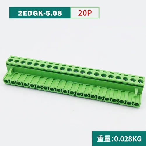 2EDGK-5.08MM Plug-in Terminal Block PCB Plug 2P3P10P12P14P16P-24P