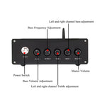 Hifi Dual TPA3255 High Power Dightal Audio Amplifier Bluetooth 5.1 PCM5102 Independent Decoding 2.1Home Desktop Amp 300W×2+600W