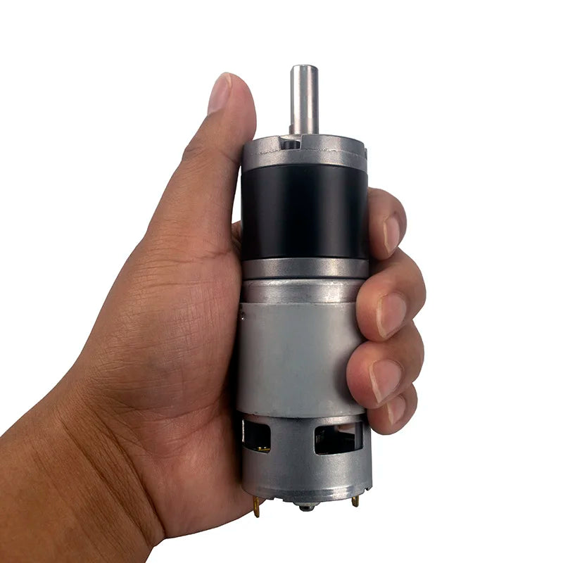 12V24VDC Low Speed Long Life Super Powerful Torque 42mm Planetary Gearbox Gears 775 Motor Planet Deceleration Brushed Gearmotor