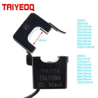 3pcs Split Core Current Transformer Clamp On CT Snap 30A/30mA 40A/40mA 50A/50mA 100A/100mA 1000:1 2000:1 KCT16