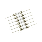10PCS 5*20MM Fast-Blow Glass Tube Fuse Lead Wires & Single Cap 0.5A 1A 1.5A 2A 3A 4A 5A 6A 7A 8A 10A 12A 12.5A 15A 20A 25A 250V
