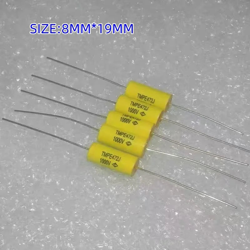 20pcs CBB MKP 0.047uf 473 47nf 0.0047UF 472 4.7NF 630v Axial Through-Hole Audio Coupling Non-Polar Thin Film Capacitor