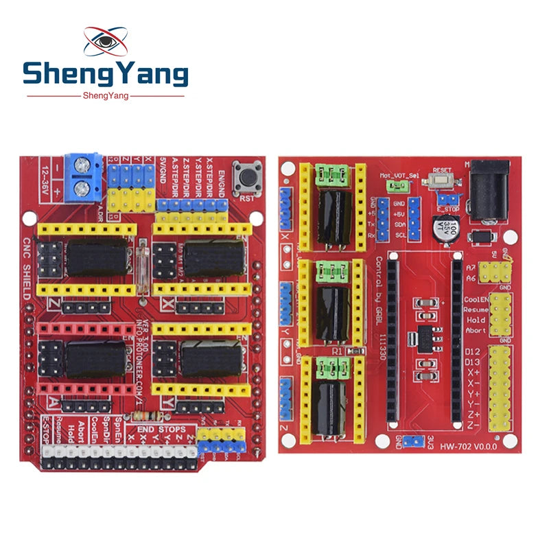 1/2/5pcs CNC Shield V3 V4 Engraving Machine Compatible With Nano 3.0 / A4988 Driver Expansion Board Module for Arduino Diy Kit