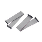 1PCS FC 1.27mm Pitch Gray Flat Ribbon Data Cable IDC Double Ends Same Direction 6/10/14/16/20/30/34/40P JTAG ISP Download Cable