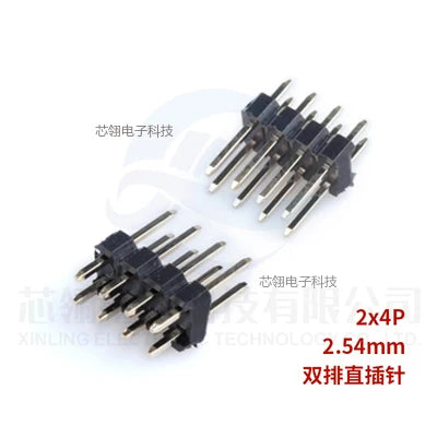10/20pcs Pcs 2.54mm Double Row Male 2*40P PCB Board Pin Header Connector Strip Pinheader 2/3/4/5/6/8/10/12/20/40Pin For Arduino