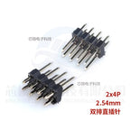 10/20pcs Pcs 2.54mm Double Row Male 2*40P PCB Board Pin Header Connector Strip Pinheader 2/3/4/5/6/8/10/12/20/40Pin For Arduino