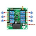 6/8CH Wireless Remote Control Switch AC 220V 100V-265V 10A Relay 6/8 Channels 433MHz Industrial Controller Receiver Transmitter