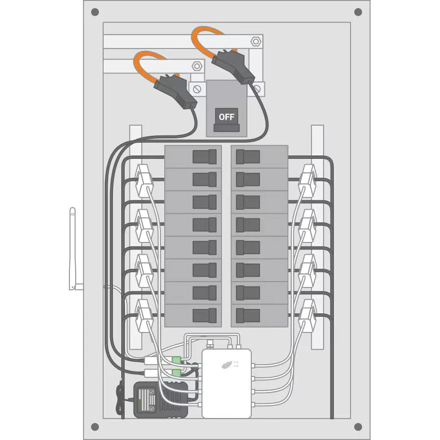 2026hotsale* 333mV/kA Rogowski Coil Integrator Flexible Current Transformer Rogowski Coil Flexible CT Coil Sensor
