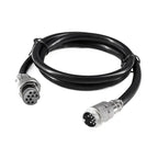 GX20 2 Female Plug To Male Dock Socket Electrical Aviation Connector 2 3 4 5 6 7 8 9 10 12 14 15Pin 1m 2m 3M Cable customizable
