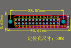 USB Type-C Male & Female Test Board 24Pin, Breakout Module with PCB and Pin Header