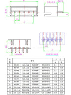 10PCS 1.0 1.25 1.5 2.0 2.54 SH/JST/ZH/PH/XH 1.0MM 1.25MM 2.0MM 2.54MM Male Pin Header Socket Dip/Right Angle SMD 2/3/4/5-9P Pin