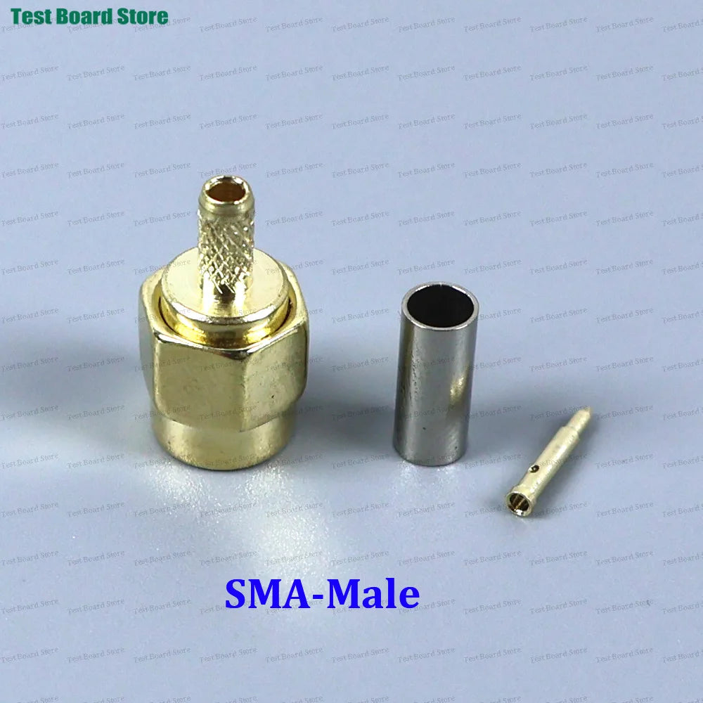 1/5/10Pcs SMA Male Plug SMA Female RP SMA Male Female RF Connector Crimp For RG174 RG316 LMR100 Cable Connector