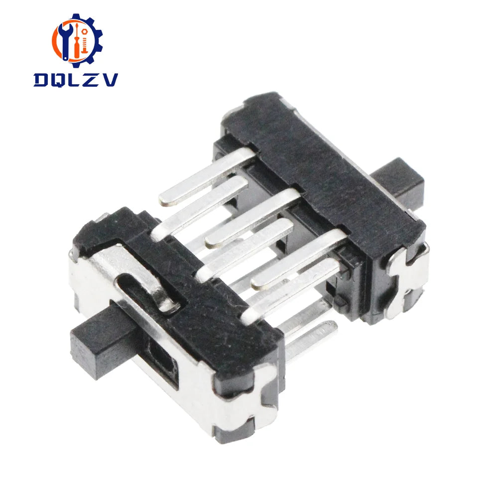 MSS22D18  Miniature SMD DIP Slide Switch 2P2T 6Pin Handle high 2MM for DIY Electronic Accessories