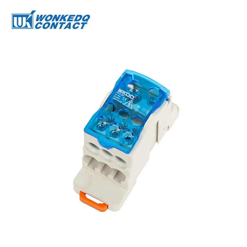UKK Distribution Box One In Several Out Power Electrical Connector Junction Din Rail Terminal Block UKK80A/125A/160A/250A/400A