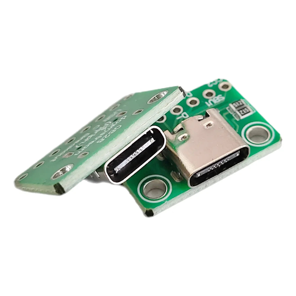 5/10Pcs TYPE-C USB Connector Board Dual Resistor 512 5.1K Ohm TypeC 16Pin to 8Pin Board for Electronics DIY Repair Adapter