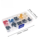 25Pcs 12*12*7.3MM Micro Switch Button Switch Momentary Tactile Push Button Switchs Circular 5 Colors Cap Kit DIY For Arduino
