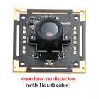 1MP 720P USB Camera Module,30fps 1280x720，Fixed Focus Webcam Driver Free, Compatible For Raspberry Pie Android Linux Windows