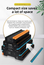 FCGK DC Control AC Slim Interface Solid State Relay Module DIN SSR Slim Relay DC Control DC 41F-1Z-C2/C4 SSR Relay DIN Rail