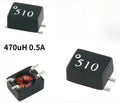 470uH 0.5A SMD 4 Pin Common Mode Choke 51UH High Frequency EMI Filter Replacement for SF0904-510