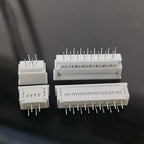 10PCS FFC/FPC Flexible Cable 1.25mm Socket Connector Bent/vertical Plug-in Socket 4P56P8P10P16P24P32P