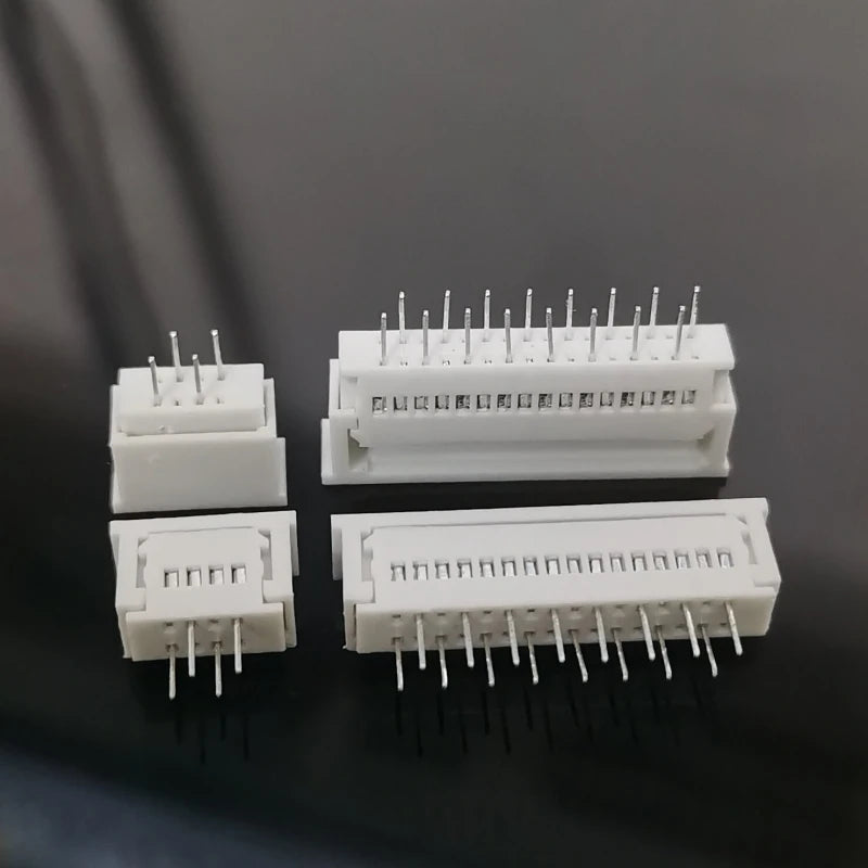 10PCS FFC/FPC Flexible Cable 1.25mm Socket Connector Bent/vertical Plug-in Socket 4P56P8P10P16P24P32P