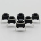 50pcs/lot 6x6x5MM 4PIN G90 Tactile Tact Push Button Micro Switch Direct Self-reset DIP Top Copper  Russia