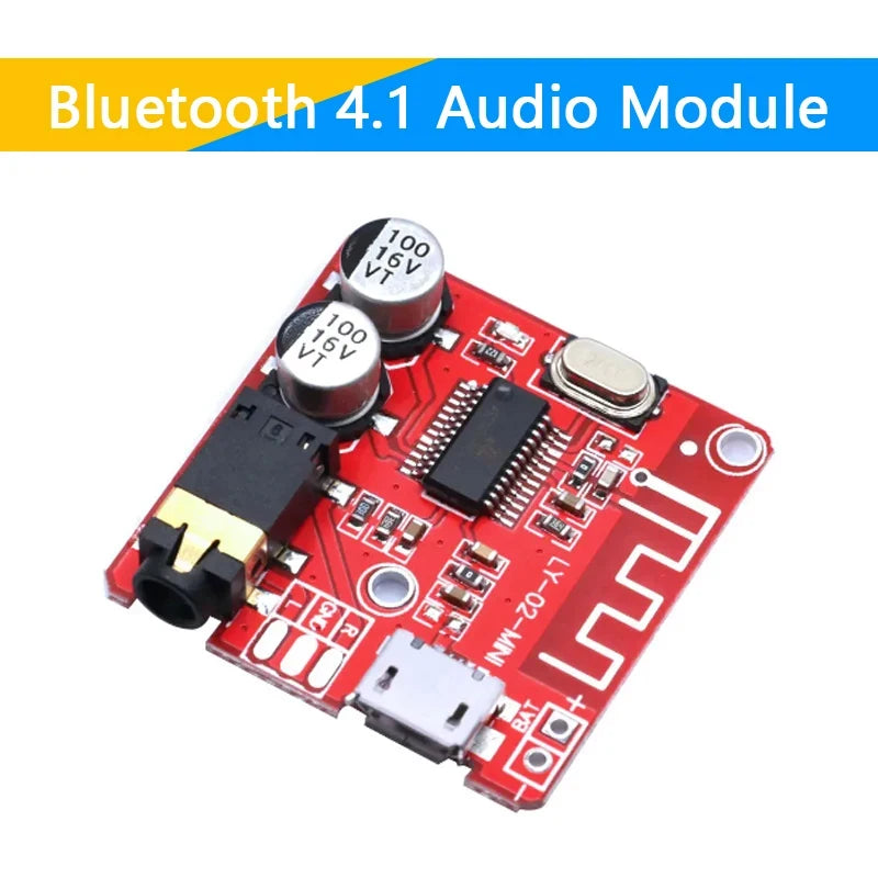 DIY Bluetooth Audio Receiver Board Bluetooth 5.0 MP3 Lossless Car Audio Decoder Board Wireless Stereo Music Module 3.7-5V XY-BT