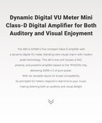 AIYIMA A80 Upgraded TPA3255 DAC Bluetooth PFFB Stereo Power Amplifier 300Wx2 Class D HiRes Digital Amp RCA TRS OPT COA USB Input